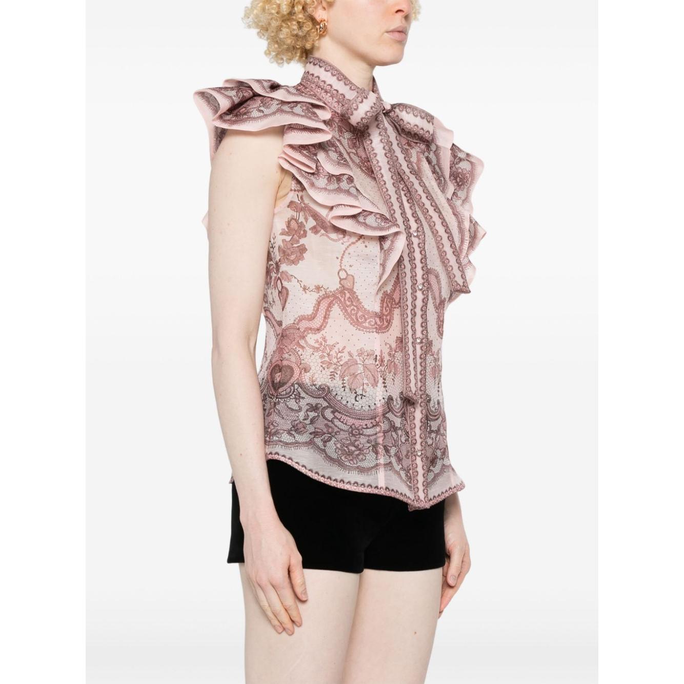 Zimmermann Top Pink Topwear Zimmermann