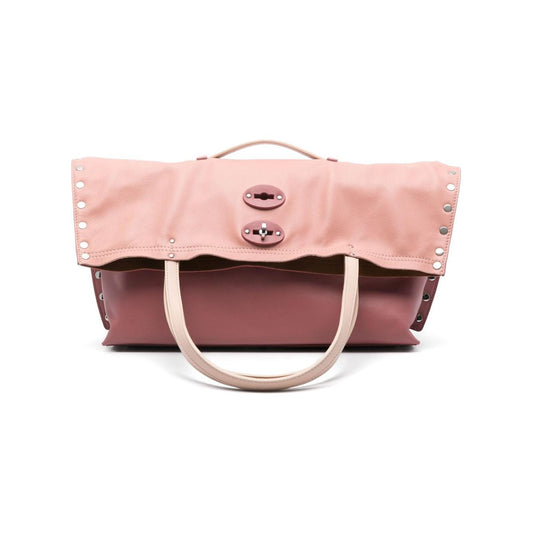 Zanellato A’ spasso leather Tote Bag Pink