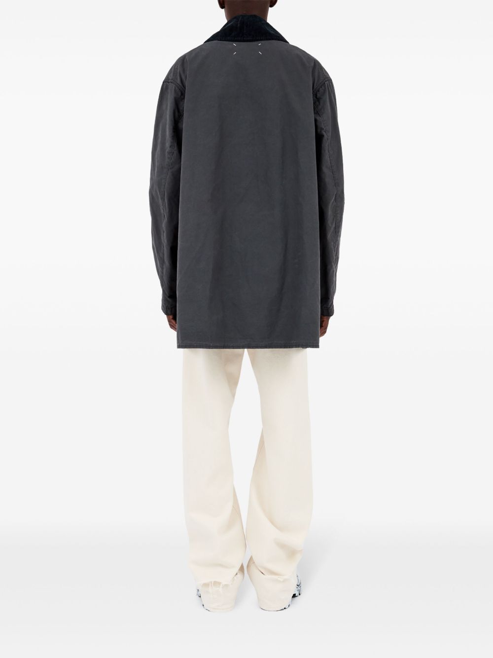 Maison Margiela Double Breasted Cotton Jacket Jackets Maison Margiela