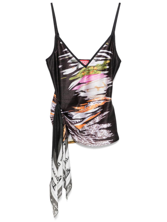 Diesel printed tank top