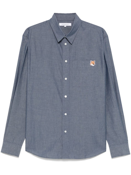 Maison Kitsune fox head shirt