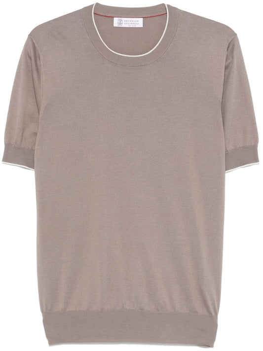 Brunello Cucinelli fine-knit T-shirt Topwear Brunello Cucinelli