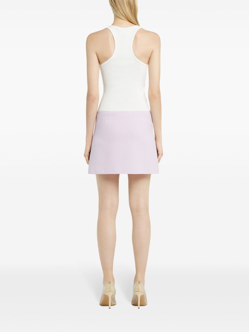 Courreges Pre Courrèges buckle-fastening white tank top Topwear Courreges Pre