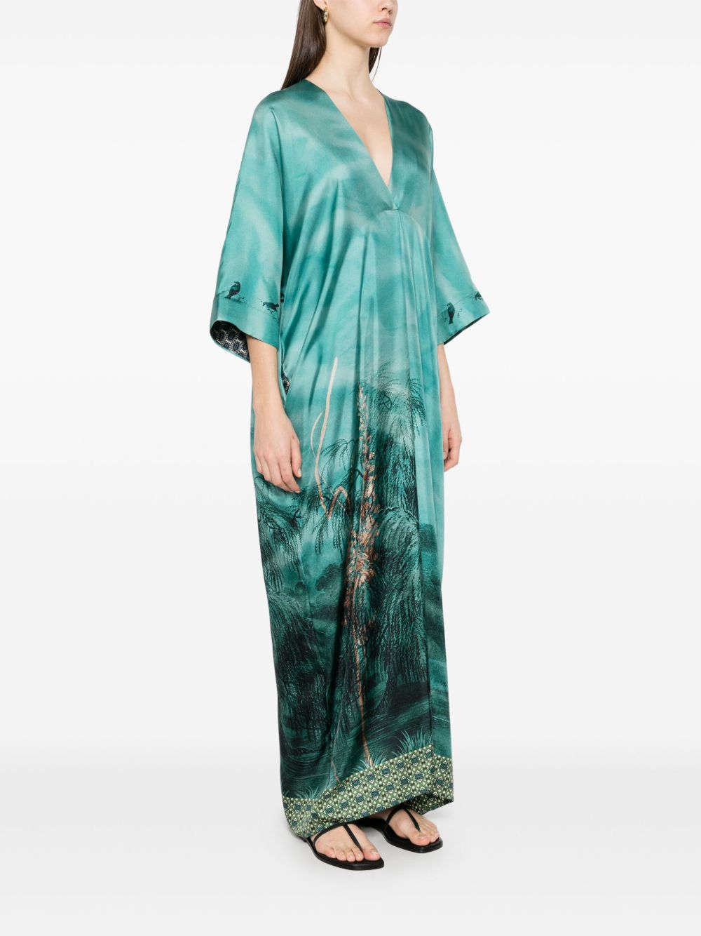 Pierre Louis Mascia ALOE Dress silk