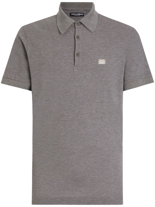 Dolce & Gabbana Cotton piqué polo shirt