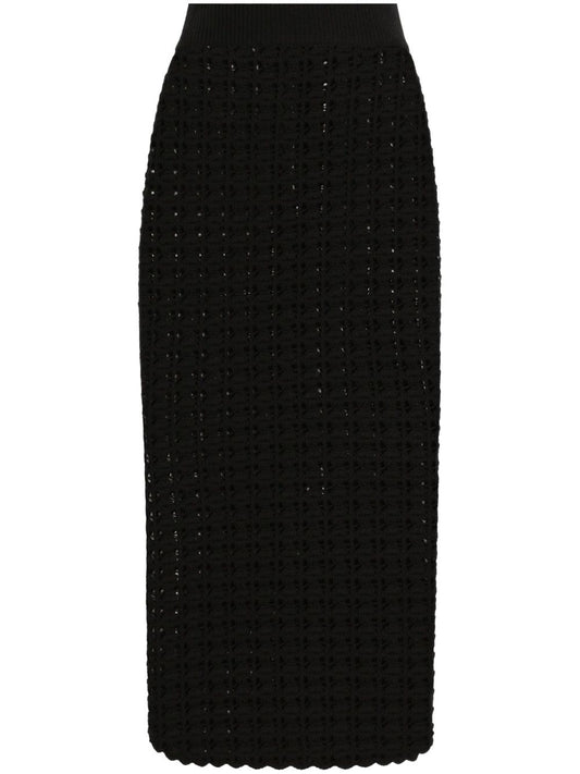 Dolce & Gabbana knitted midi skirt