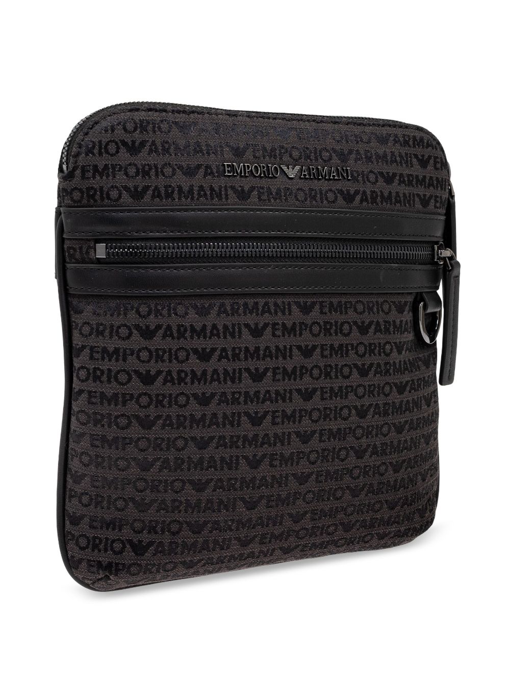 Emporio Armani all-over logo crossbody bag