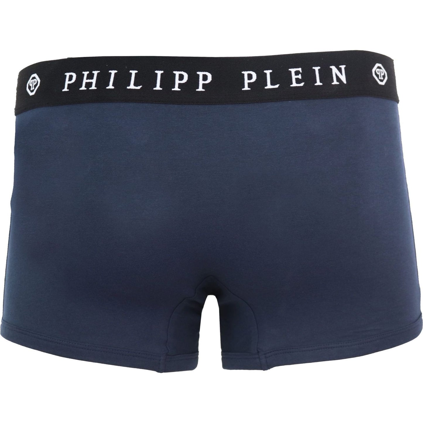 Philipp Plein Blue Cotton Men Boxer Philipp Plein