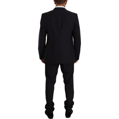 Dolce & Gabbana Blue GOLD Wool Single Breasted 2 Piece Suit 1728,67345645728,Blue,Clothing,Dolce & Gabbana,IT56 | XXL,Material: 82% Virgin Wool 18% Silk,Men,Men - Clothing,New with tags,Suits & Blazers - Clothing,Suits - Men - Clothing,Two-Piece Suits - S