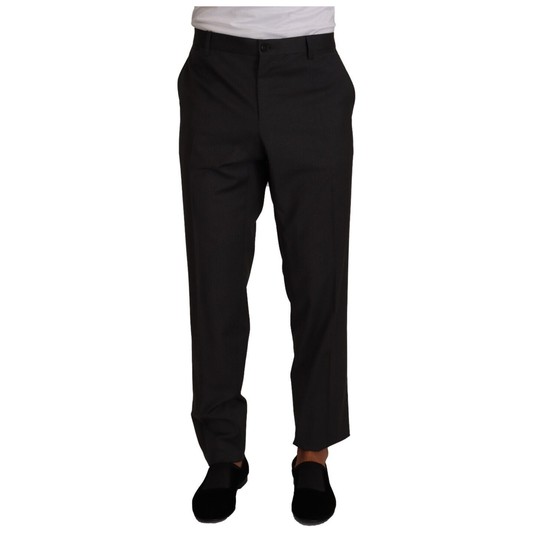 Dolce & Gabbana Gray Wool Formal Tuxedo Trouser Dress Pants 1728,67345645728,Clothing,Dolce & Gabbana,Dress Pants - Pants - Clothing,Gray,IT58 | XXL,Jeans & Pants - Men - Clothing,Material: 98% Virgin Wool 2% Elastane,Men,Men - Clothing,New with tags,Pant