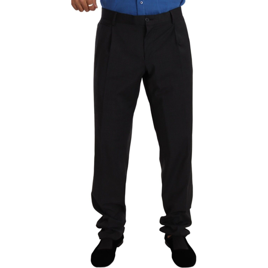 Dolce & Gabbana Gray Dress Trouser VENTANNI Dress Pants 1728,67345645728,Clothing,Dolce & Gabbana,Dress Pants - Pants - Clothing,Gray,IT54 | XL,Jeans & Pants - Men - Clothing,Material: 54% Polyester 44% Virgin Wool 2% Elastane,Men,Men - Clothing,New with