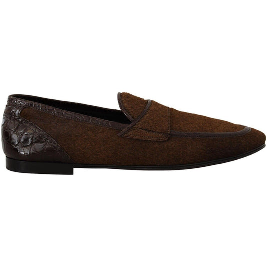 Dolce & Gabbana Exquisite Exotic Leather Loafers Dolce & Gabbana