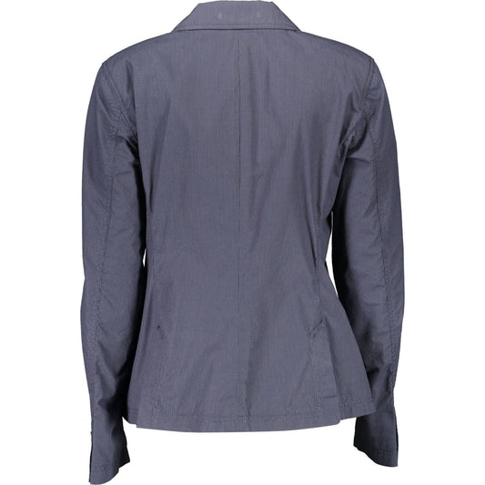 Gant Blue Cotton Women Jacket