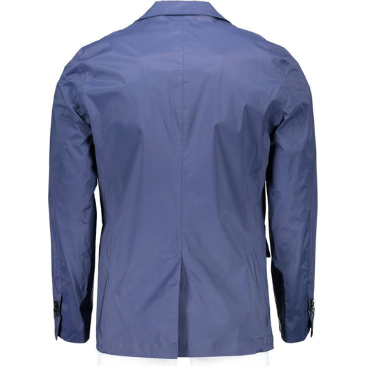 Gant Blue Nylon Men Jacket Gant