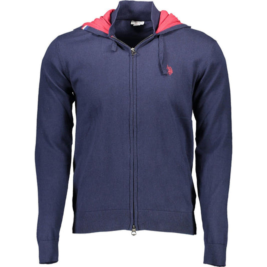 U.S. POLO ASSN. Blue Cotton Men Sweater U.S. POLO ASSN.