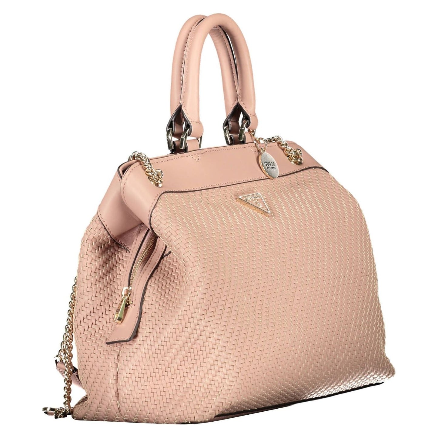 Guess Jeans Pink Polyethylene Women Handbag Guess Jeans