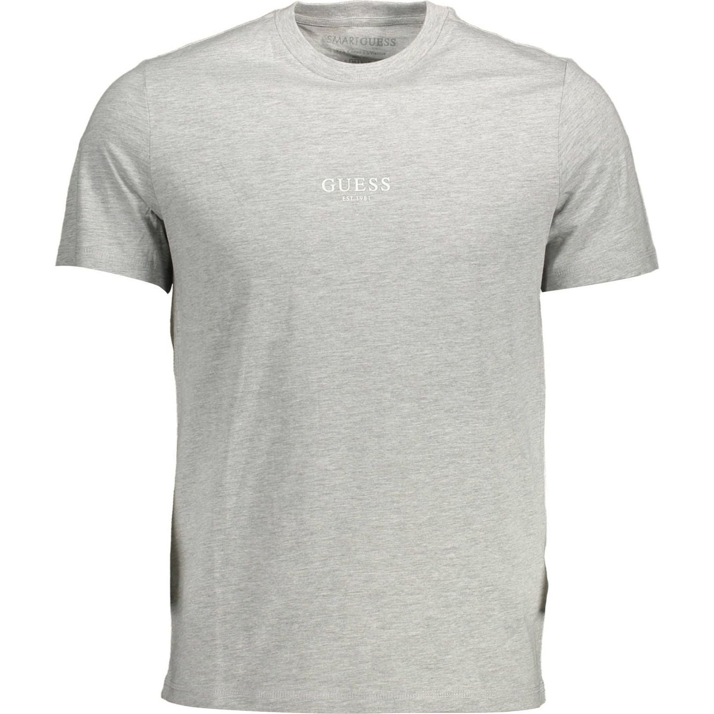 Guess Jeans Gray Cotton Men T-Shirt Guess Jeans