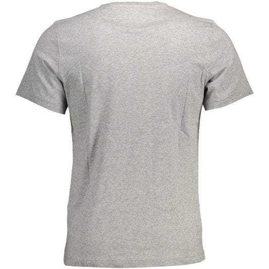 Tommy Hilfiger Gray Cotton Men T-Shirt Tommy Hilfiger