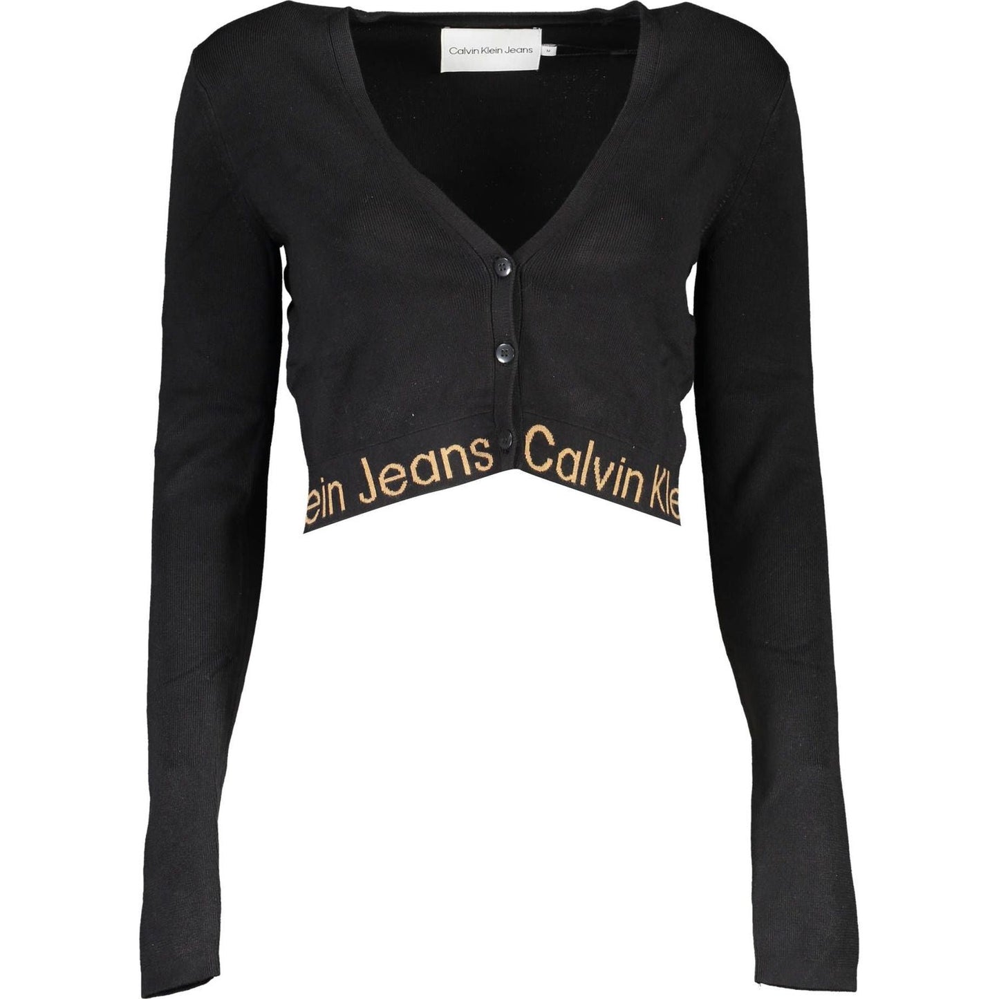 Calvin Klein Black Lyocell Women Sweater Calvin Klein