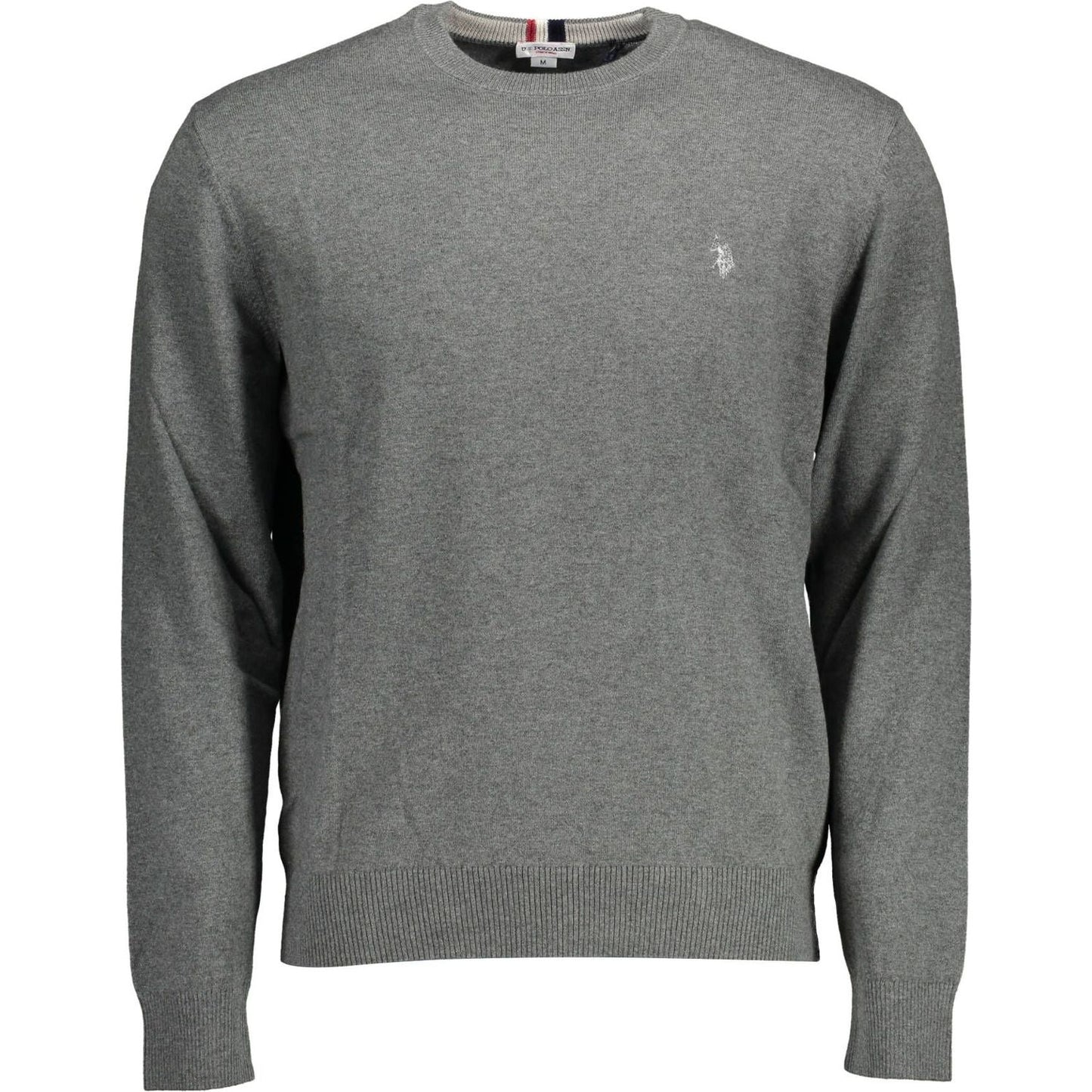 U.S. POLO ASSN. Gray Cotton Mens Sweater U.S. POLO ASSN.