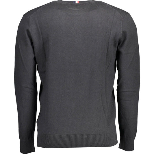 U.S. POLO ASSN. Black Cotton Men Sweater U.S. POLO ASSN.