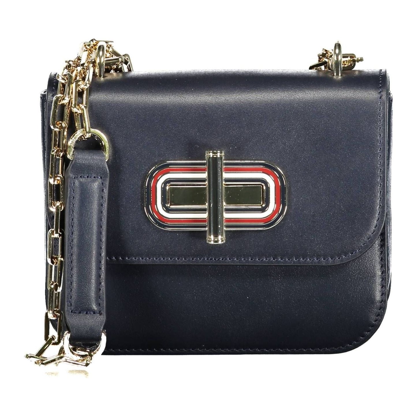 Tommy Hilfiger Blue Leather Women Handbag