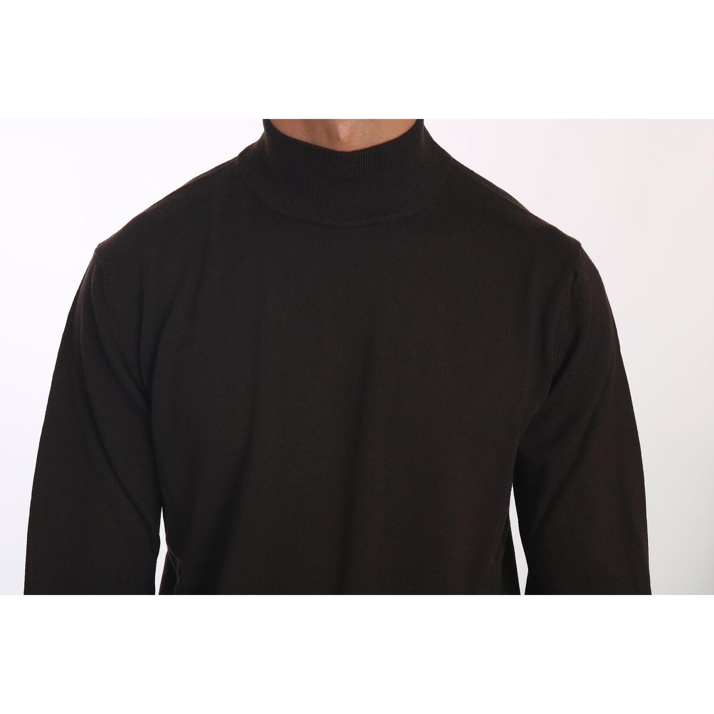 MILA SCHÖN Brown Turtle Neck Pullover Wool Sweater 1728,67345645728,Brown,Clothing,IT52 | XL,Material: 100% Virgin Wool,Men,Men - Clothing,MILA SCHÖN,New with tags,Sweaters - Clothing,Sweaters - Men - Clothing,Sweatshirts - Sweaters - Clothing