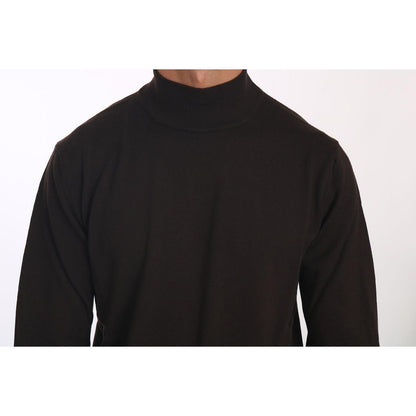 MILA SCHÖN Brown Turtle Neck Pullover Wool Sweater 1728,67345645728,Brown,Clothing,IT52 | XL,Material: 100% Virgin Wool,Men,Men - Clothing,MILA SCHÖN,New with tags,Sweaters - Clothing,Sweaters - Men - Clothing,Sweatshirts - Sweaters - Clothing