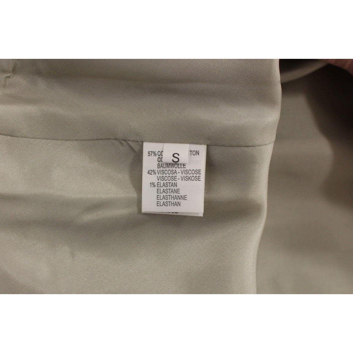 تنورة قصيرة مطوية أنيقة باللونين الوردي والرمادي من Comeforbreakfast