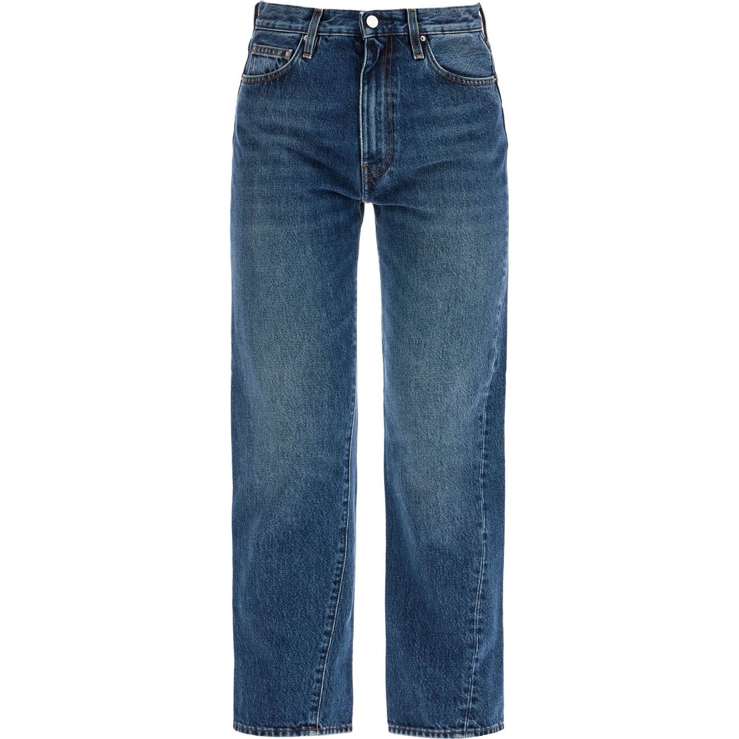 Toteme washed blue organic cotton jeans