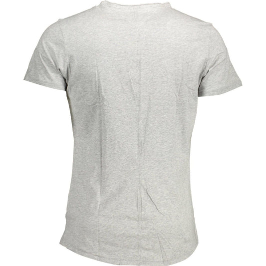 Tommy Hilfiger Gray Polyester Men T-Shirt Tommy Hilfiger