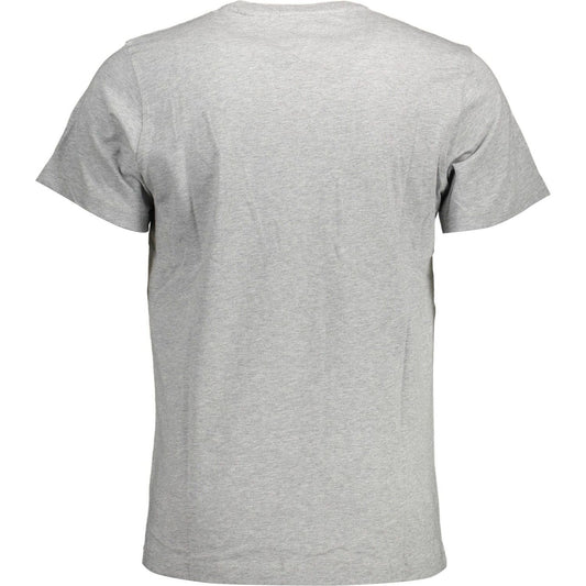 Tommy Hilfiger Gray Cotton Men T-Shirt Tommy Hilfiger