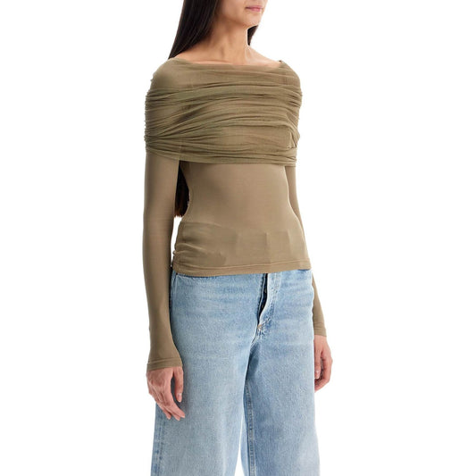 Christopher Esber off-shoulder sonora top Topwear Christopher Esber