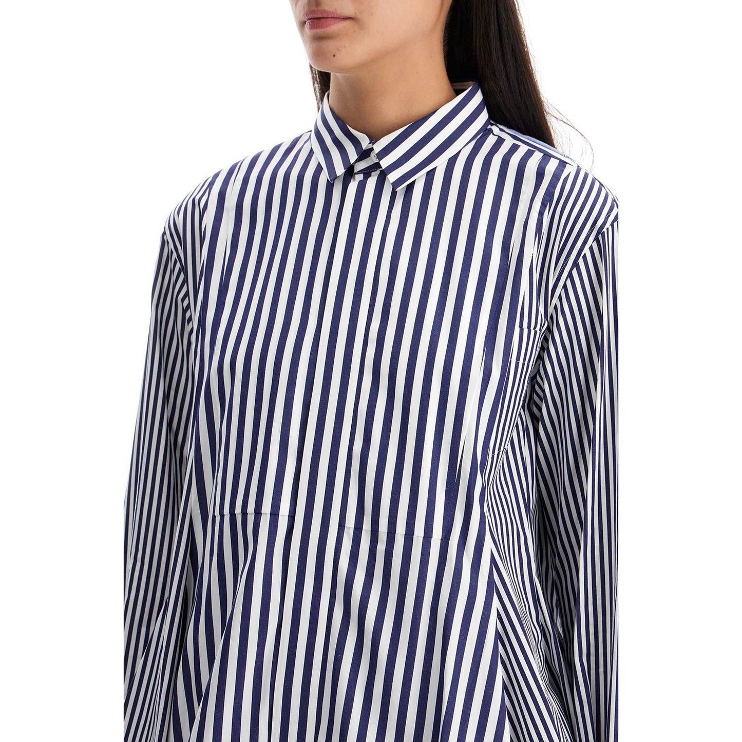 Sacai poplin sticked shirt