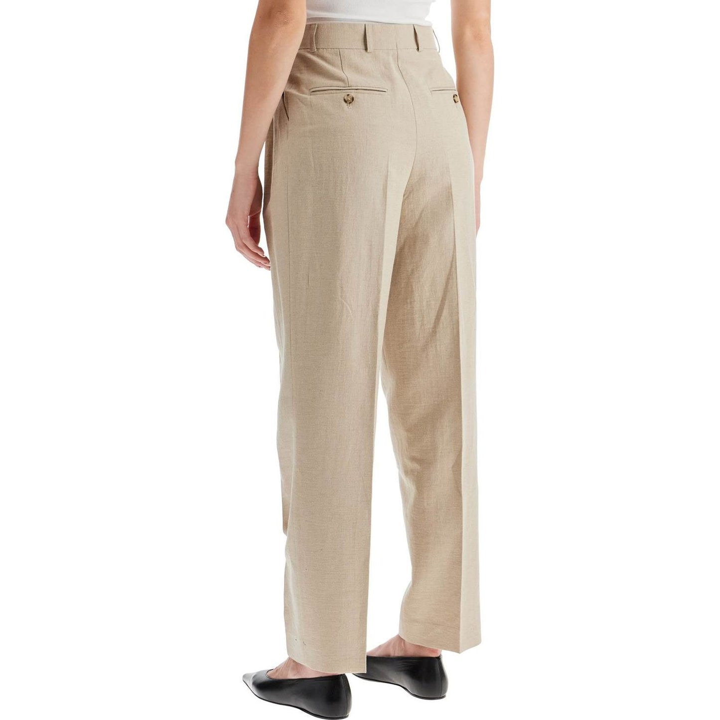 Toteme tailored linen blend trousers for men Trousers Toteme