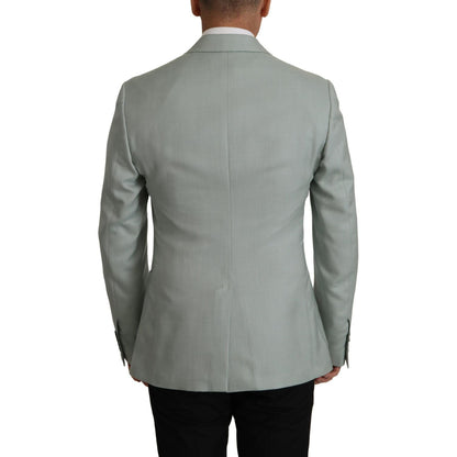 Dolce & Gabbana Light Green Cashmere Silk Blazer 1728,46% Flax,67345645728,Blazers - Men - Clothing,Blazers - Suits & Blazers - Clothing,Clothing,Dolce & Gabbana,Green,IT48 | M,IT50 | L,IT52 | L,IT54 | XL,IT56 | XXL,Material: 85% Cashmere 15% Silk Lining: