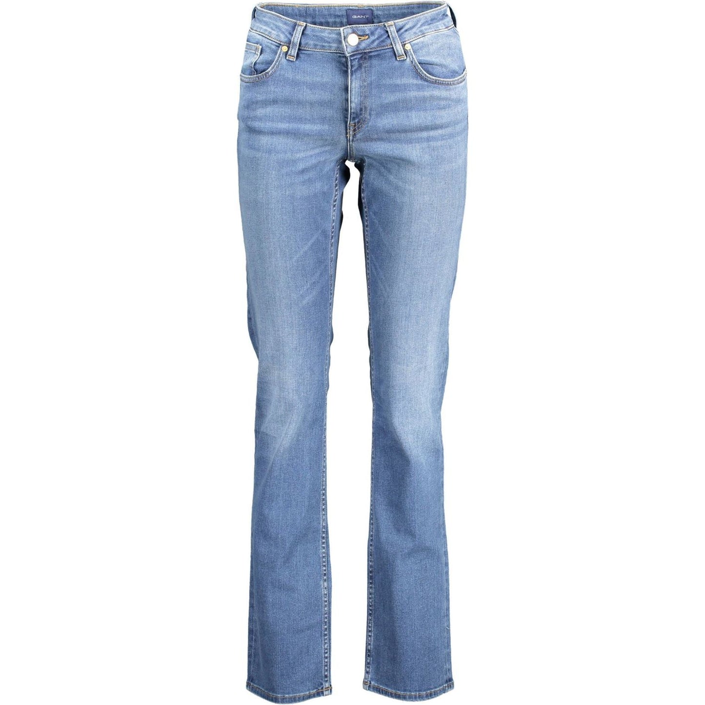 Gant Blue Cotton Women Jeans Gant