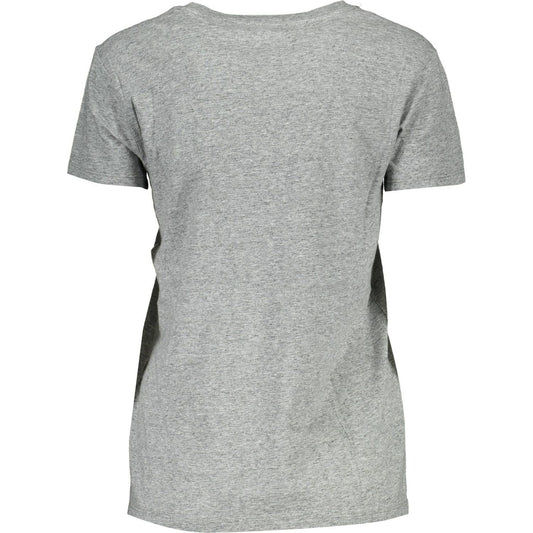 Levi's Gray Cotton Women T-Shirt Levi's