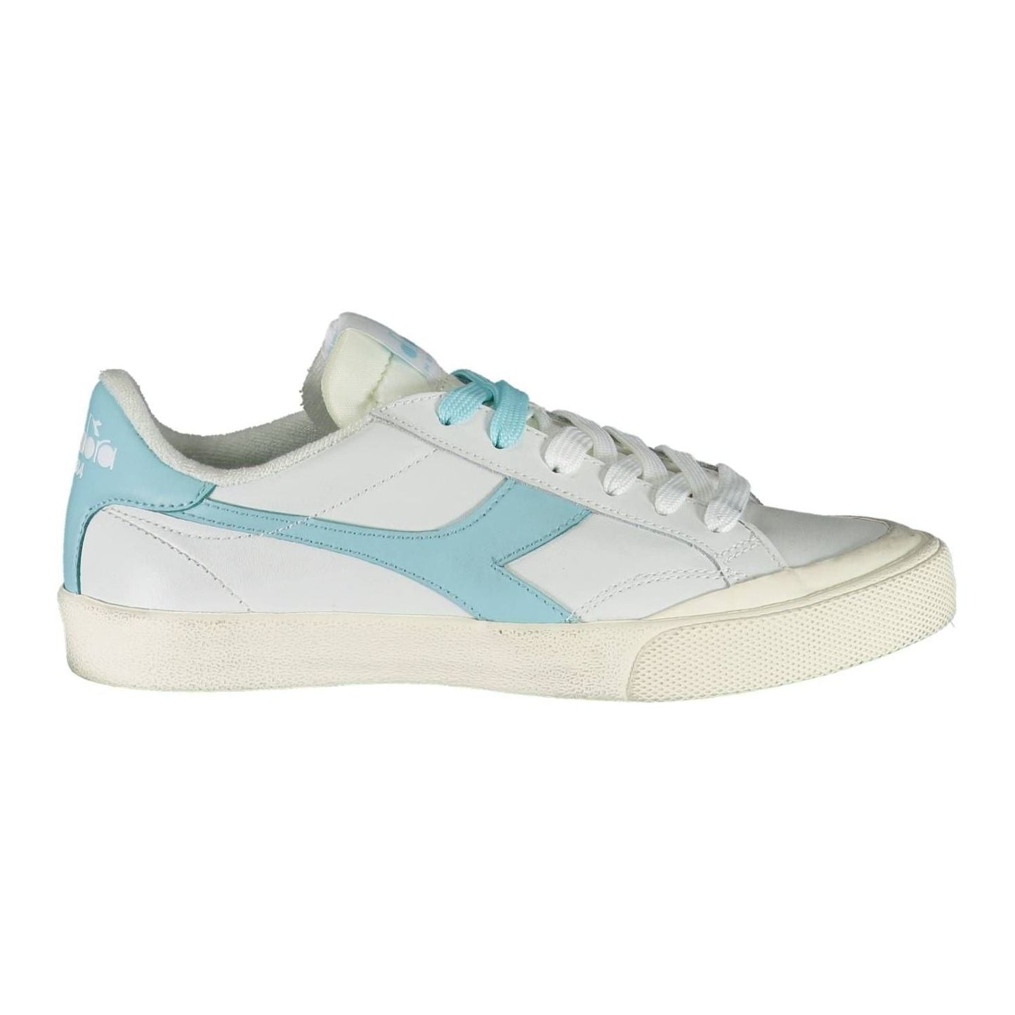 Diadora White Leather Women Sneaker Diadora