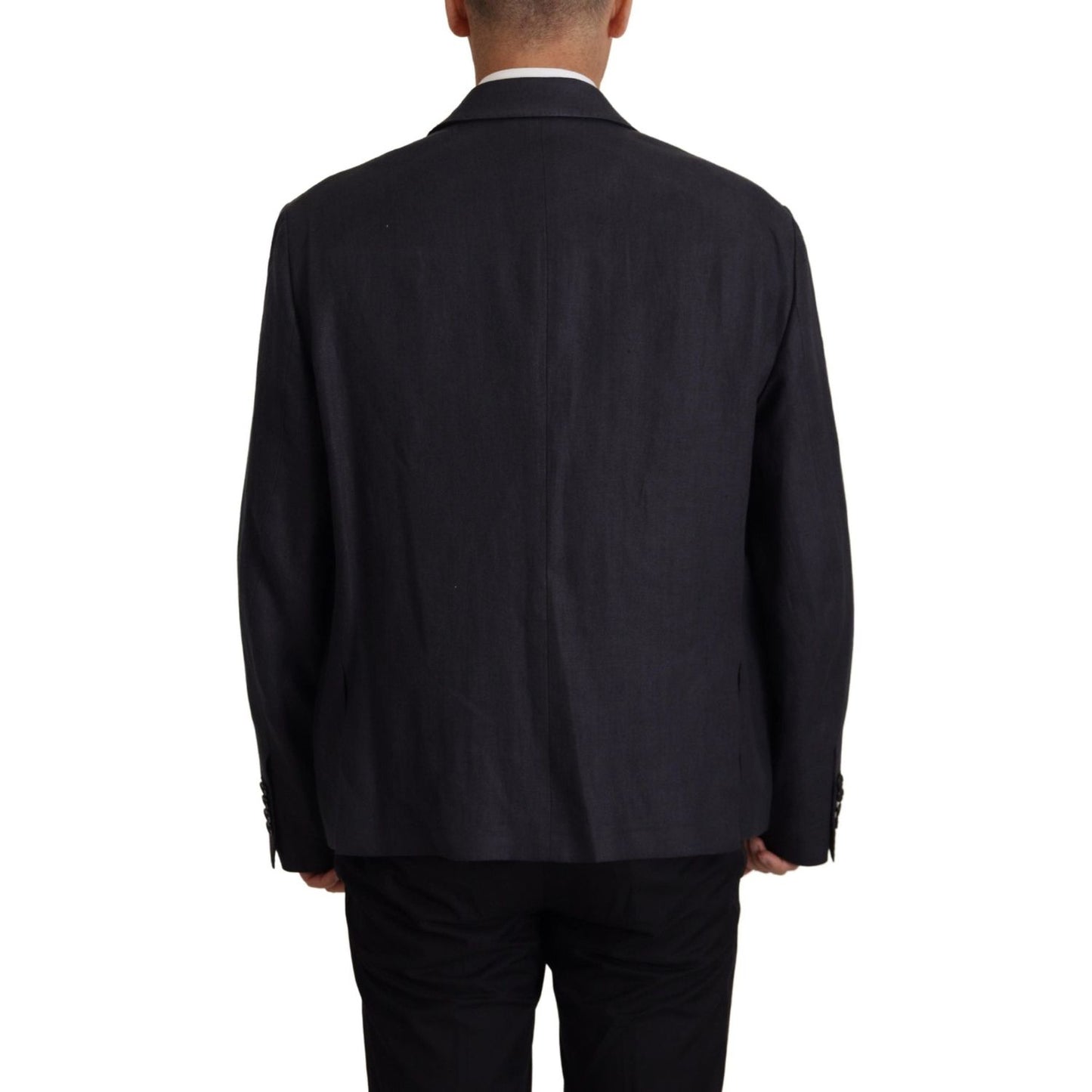 Dolce & Gabbana Blue Linen Formal Mens Blazer Jacket 1728,67345645728,Blazers - Men - Clothing,Blazers - Suits & Blazers - Clothing,Blue,Clothing,Dolce & Gabbana,IT48 | M,IT50 | L,Material: 100% Linen,Men,Men - Clothing,New with tags,Suits & Blazers - Clo