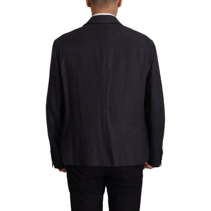 Dolce & Gabbana Blue Linen Formal Mens Blazer Jacket 1728,67345645728,Blazers - Men - Clothing,Blazers - Suits & Blazers - Clothing,Blue,Clothing,Dolce & Gabbana,IT48 | M,IT50 | L,Material: 100% Linen,Men,Men - Clothing,New with tags,Suits & Blazers - Clo