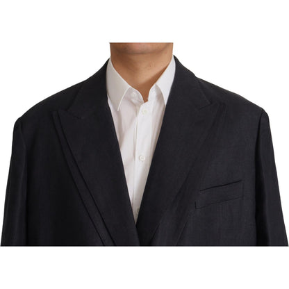 Dolce & Gabbana Blue Linen Formal Mens Blazer Jacket 1728,67345645728,Blazers - Men - Clothing,Blazers - Suits & Blazers - Clothing,Blue,Clothing,Dolce & Gabbana,IT48 | M,IT50 | L,Material: 100% Linen,Men,Men - Clothing,New with tags,Suits & Blazers - Clo