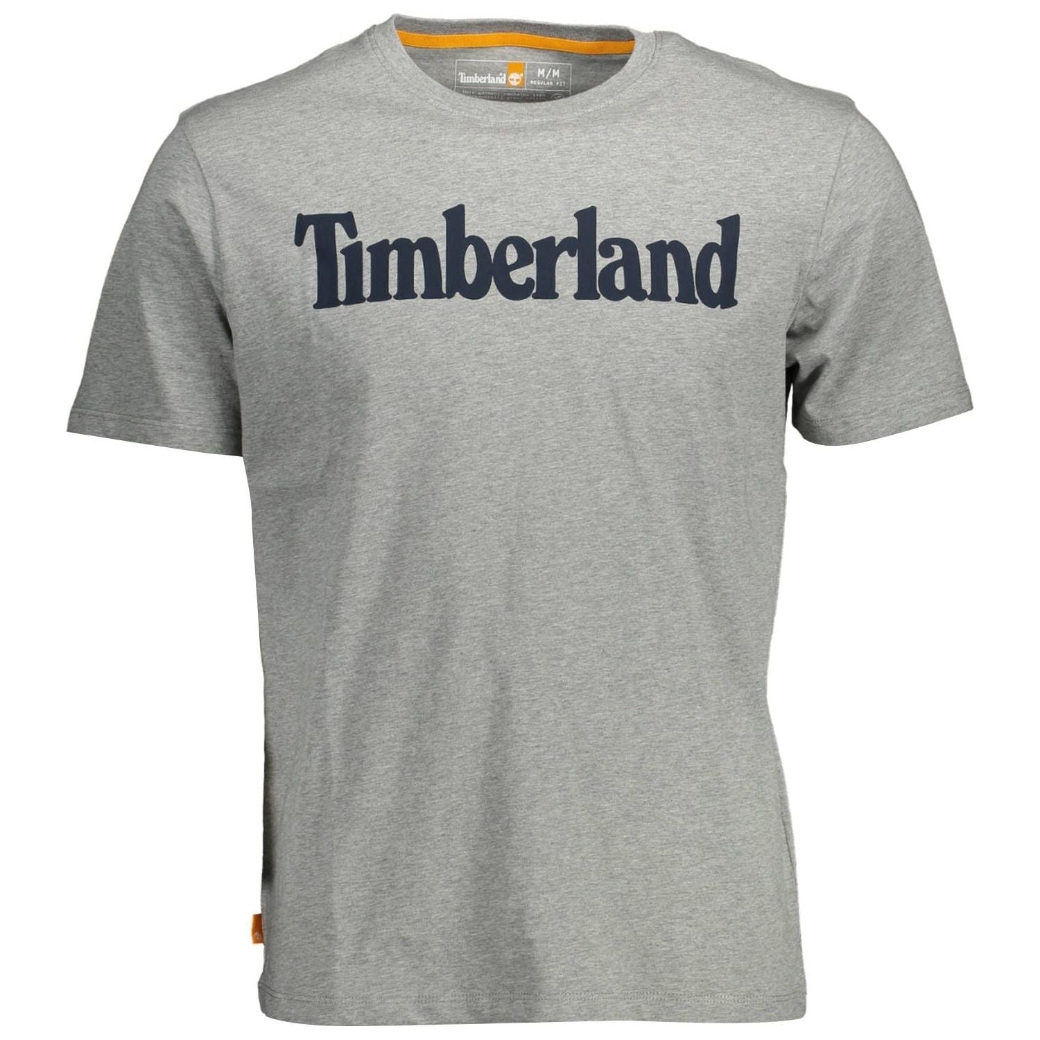 Timberland Gray Cotton Men T-Shirt