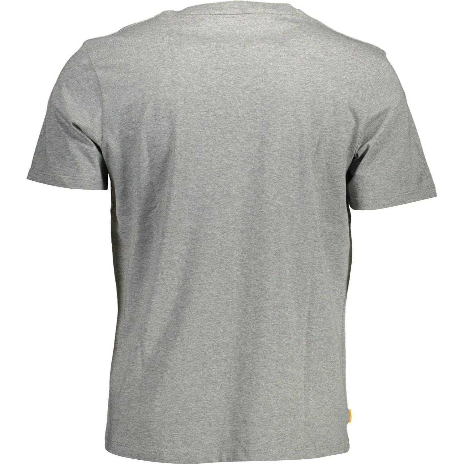 Timberland Gray Cotton Men T-Shirt