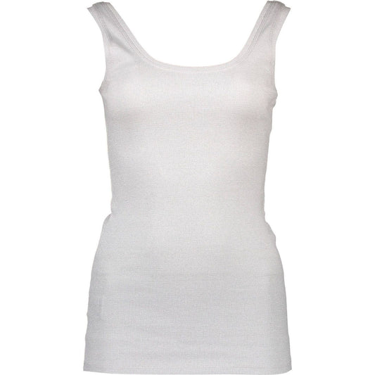 Silvian Heach White Cotton Women Top Silvian Heach