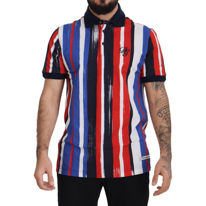 Dolce & Gabbana Multicolor Cotton Polo Top T-shirt 1728,67345645728,Clothing,Dolce & Gabbana,IT44 | XS,IT46 | S,IT48 | M,IT50 | L,IT52 | L,IT54 | XL,IT56 | XL,IT58 | XXL,Material: 100% Cotton,Men,Men - Clothing,Multicolor,New with tags,Polo Shirts - T-Shi
