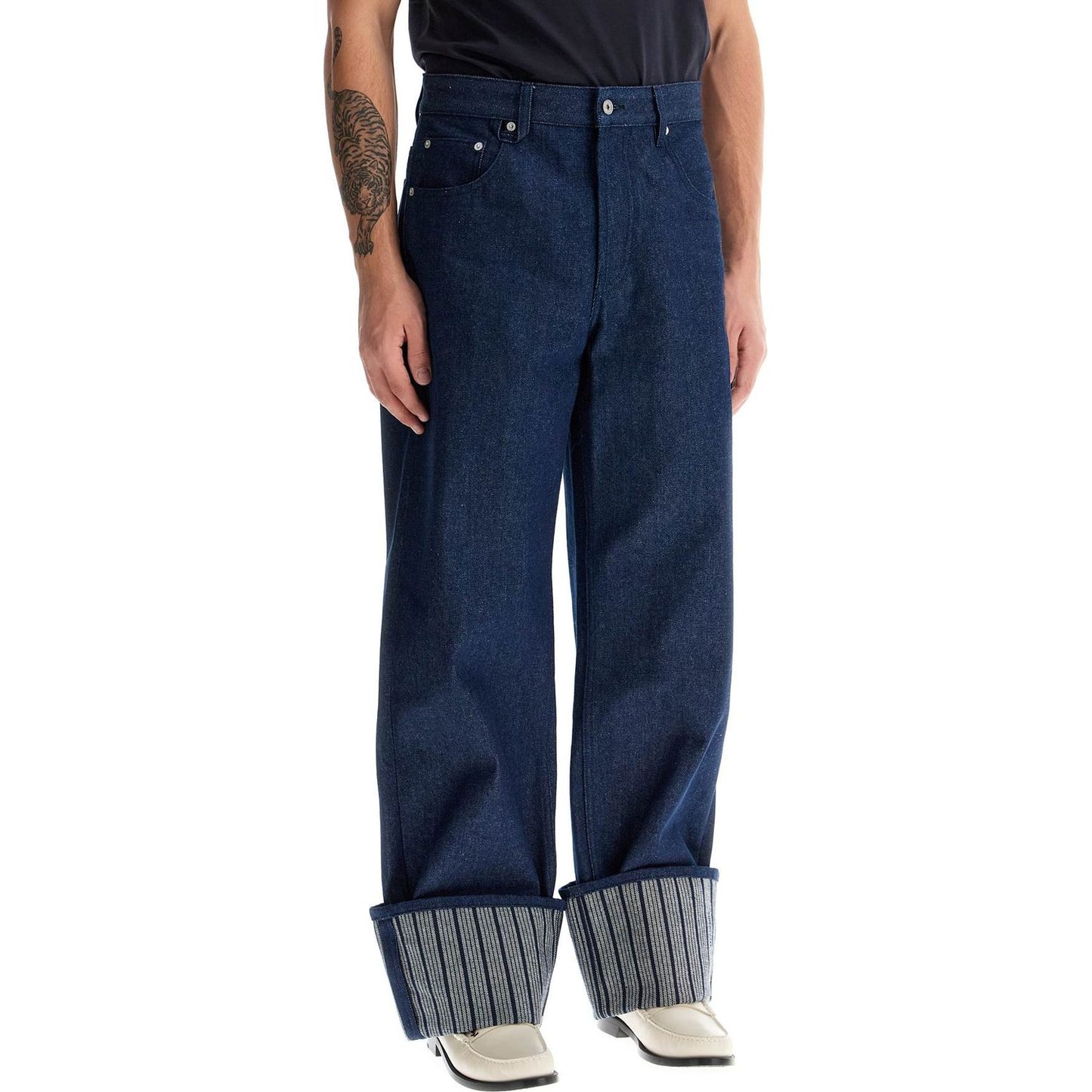 Jacquemus baggy with maxi cuff  baggy jeans with Jeans Jacquemus