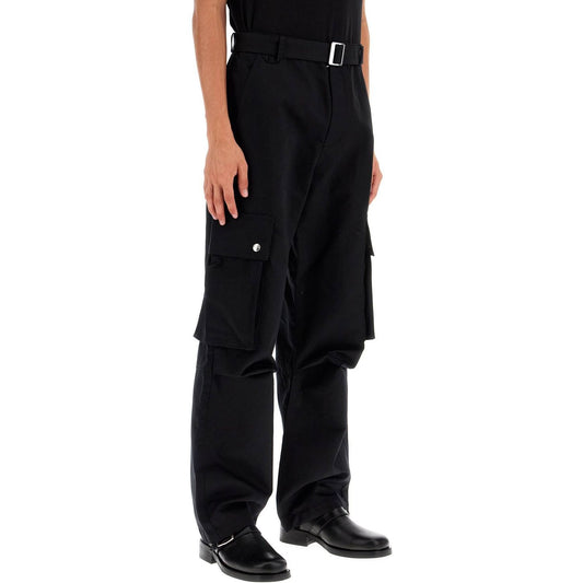 Jacquemus cargo gabardine trousers in eight Trousers Jacquemus