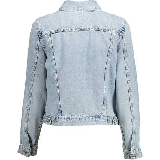 Levi's Light Blue Cotton Women Jacket Levi's