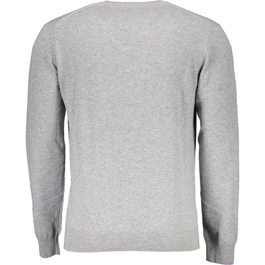 Harmont & Blaine Gray Wool Men Sweater Harmont & Blaine